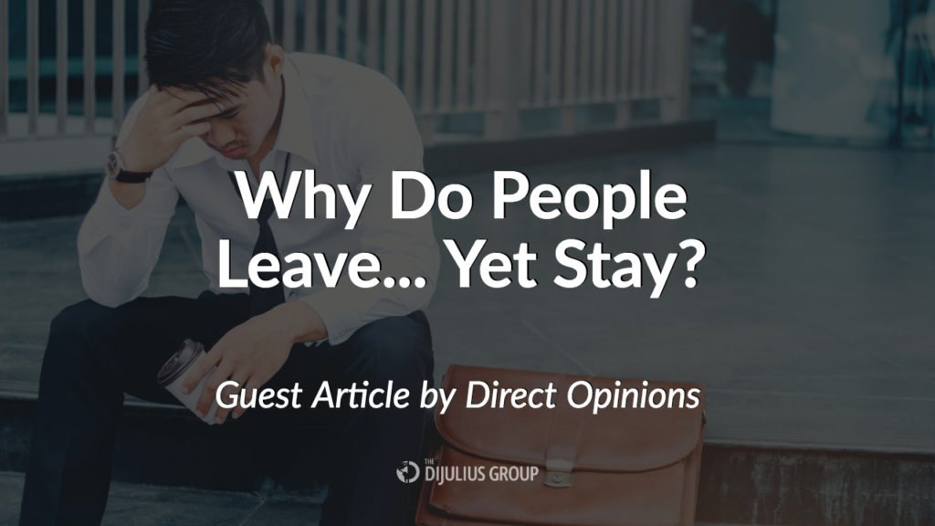 Blog Title Direct Opinions Why Do People Leave... Yet Stay