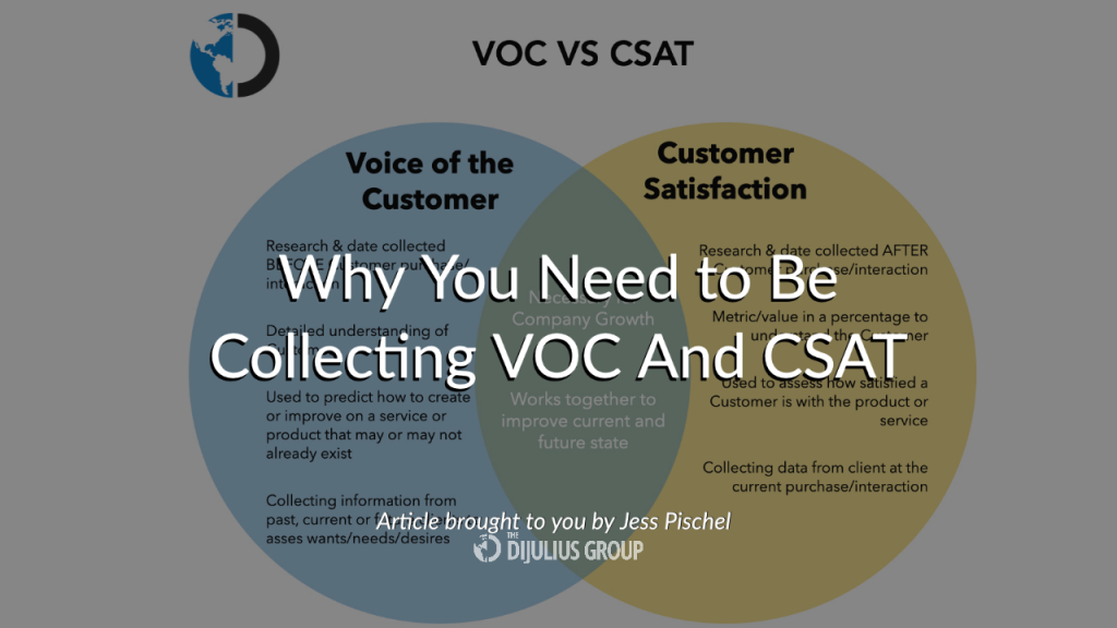 Why You Need to Be Collecting VOC And CSAT