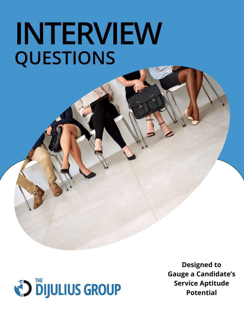 The DiJulius Group Interview Question Guide Page 1, The DiJulius Group