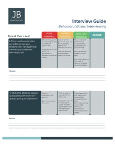 Interview Guide PAGE3, The DiJulius Group